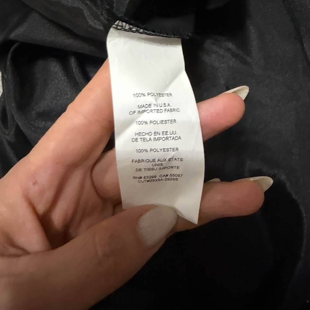 bebe Black Satin Cowl Neck Midi Dress nwt - Picture 11 of 11